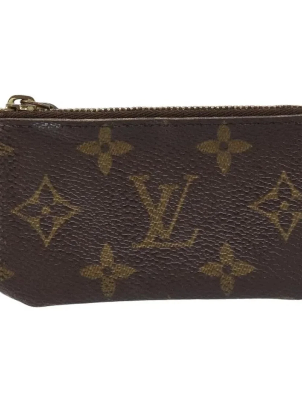 LOUIS VUITTON Monogram Pochette Cles Coin Purse M62650 LV Auth ki6542